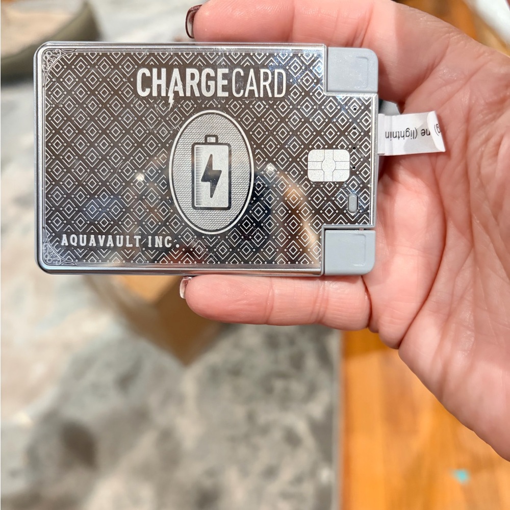 AquaVault ChargeCard Portable Charger